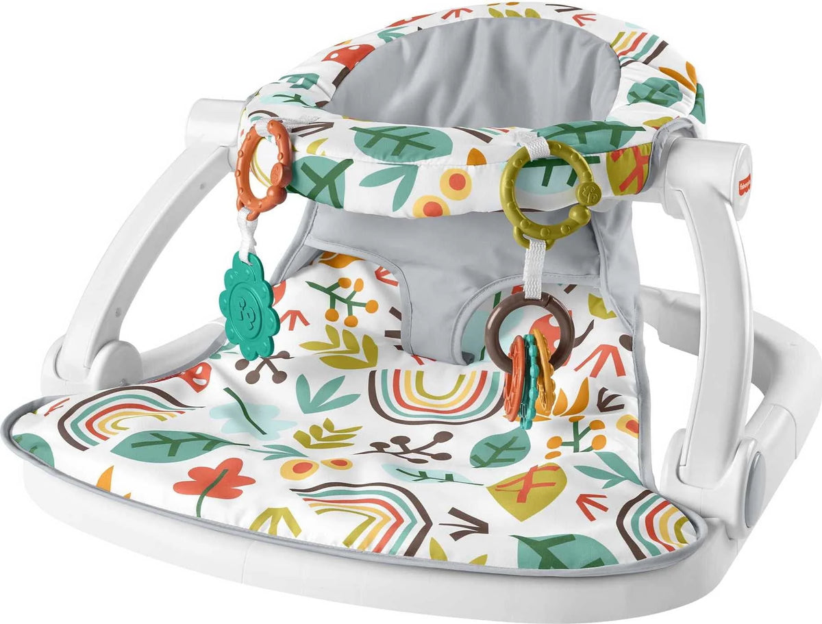 Portable Infant Floor Seat with 2 Toys V7873