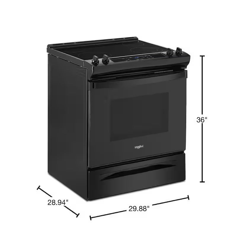 Electric Range in Black C3597