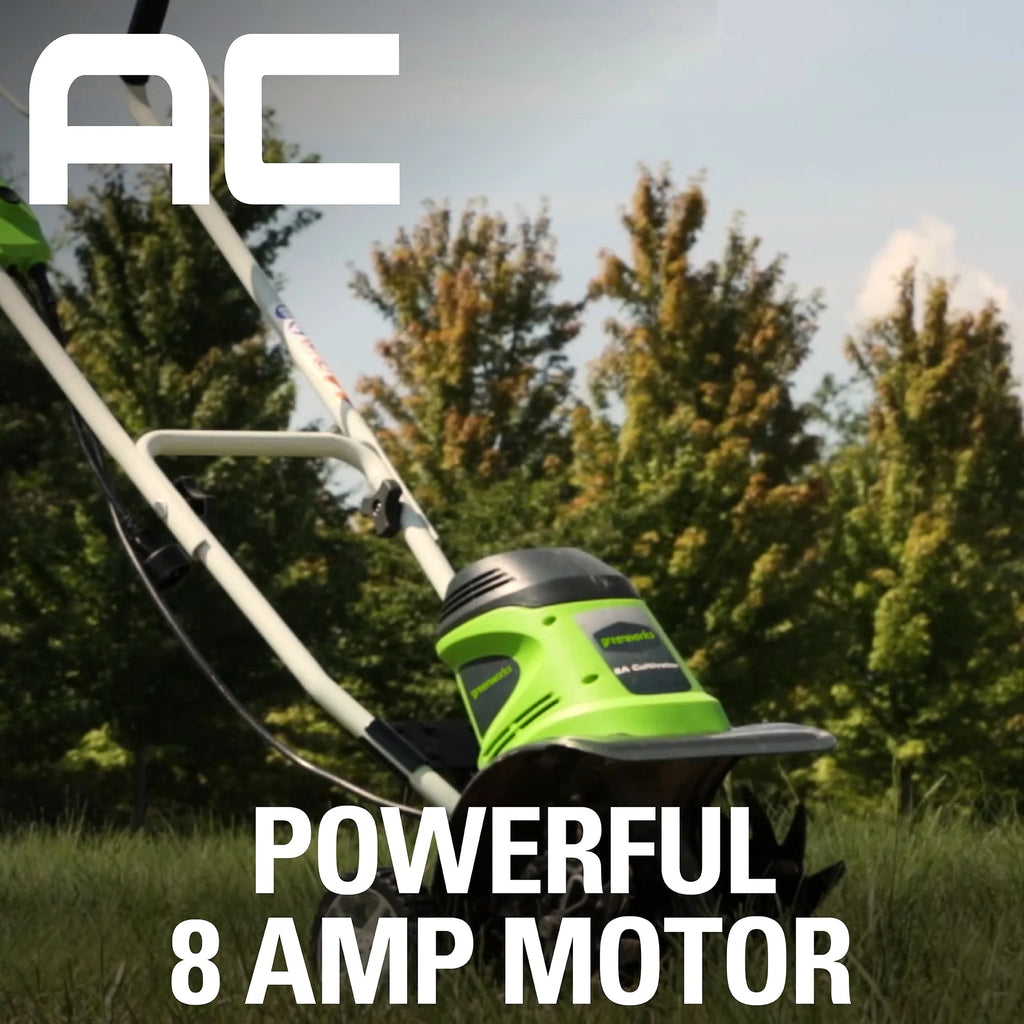 8 Amp 10-inch Corded Electric Cultivator/Tiller A38106