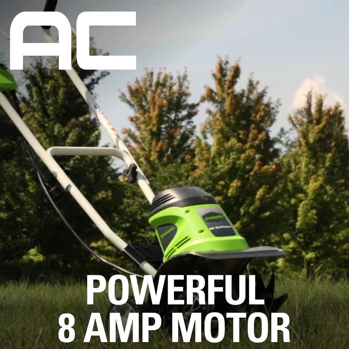 8 Amp 10-inch Corded Electric Cultivator/Tiller A38106