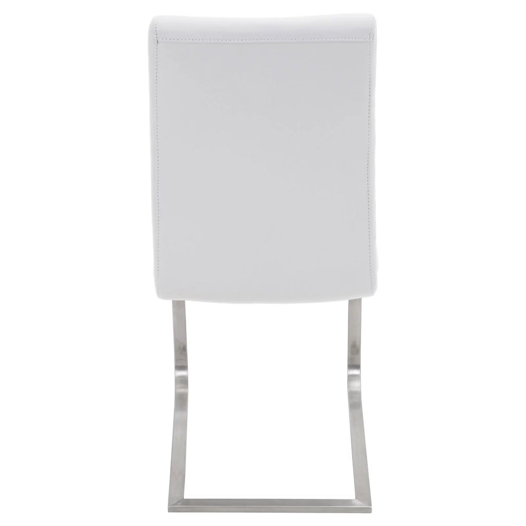 Set Of 2 White Dining Chair E793