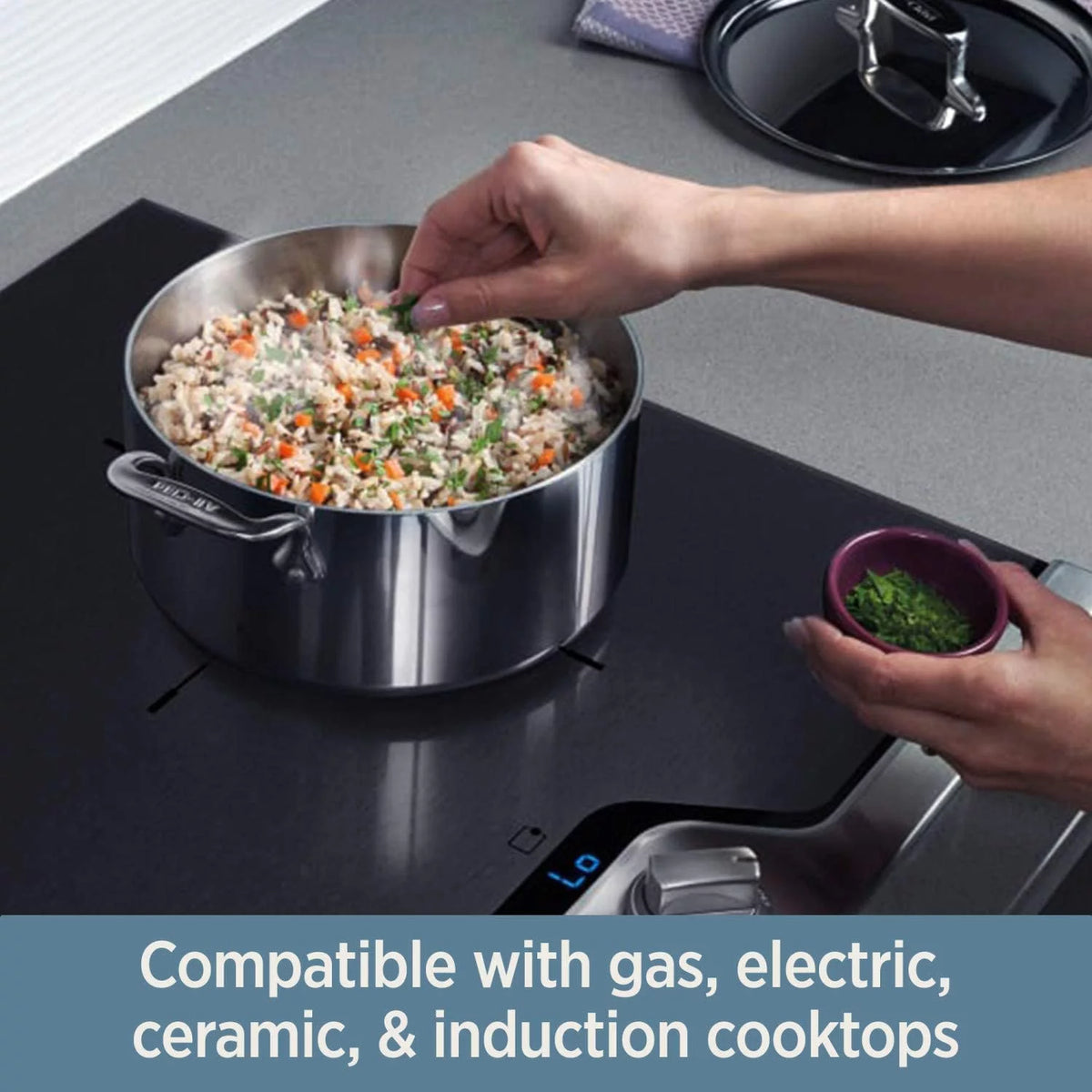Stainless Steel Non-Stick Fry Pan, 8-Inch A254248