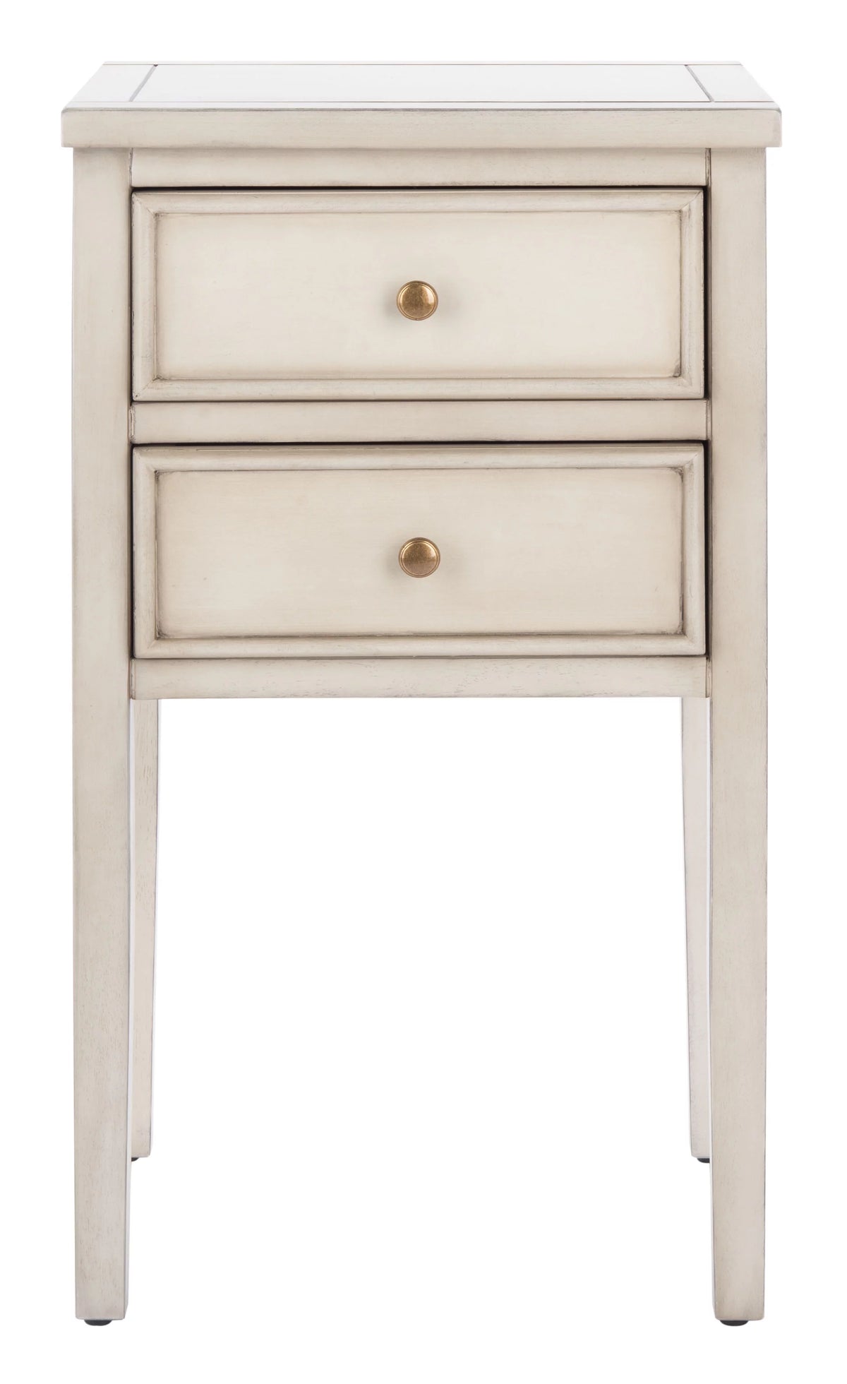 White 2 Drawer Nightstand N459885