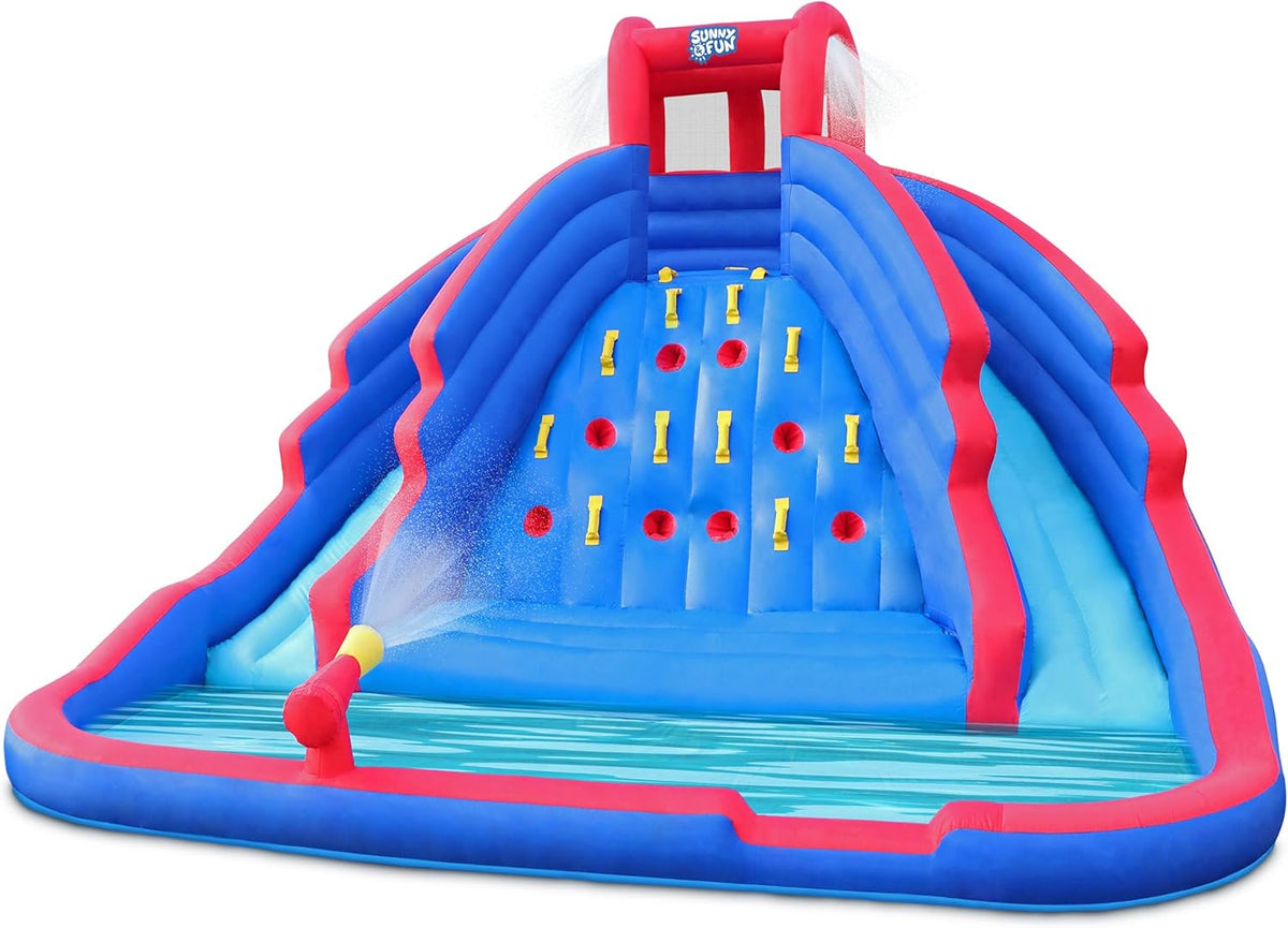 Inflatable Water Slide Park with Splash Pool G241902
