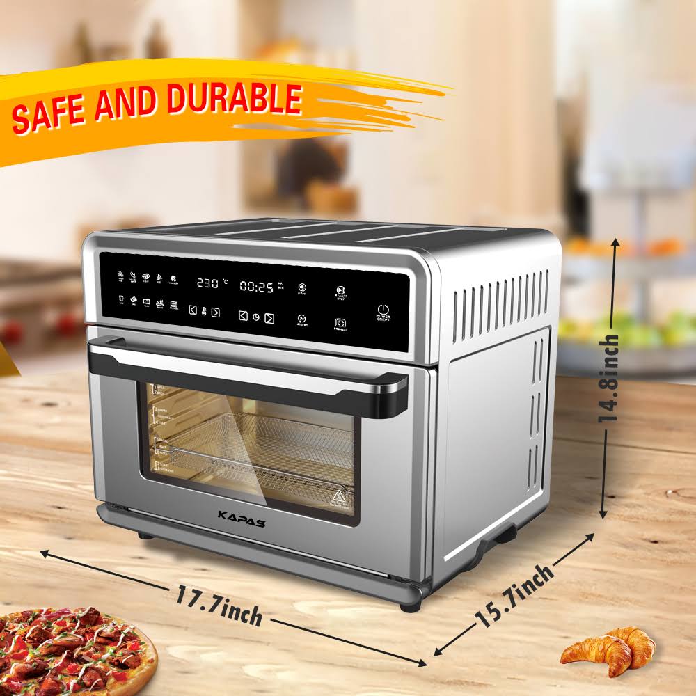 1800 W Stainless Steel 26.4 qt Electric Air Fryer Oven A3523