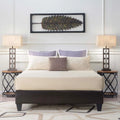 Queen Platform Bed in Brown C57291