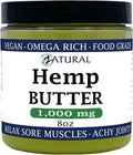 100% Pure Organic Raw Vegan Hemp Butter 8 oz K8731