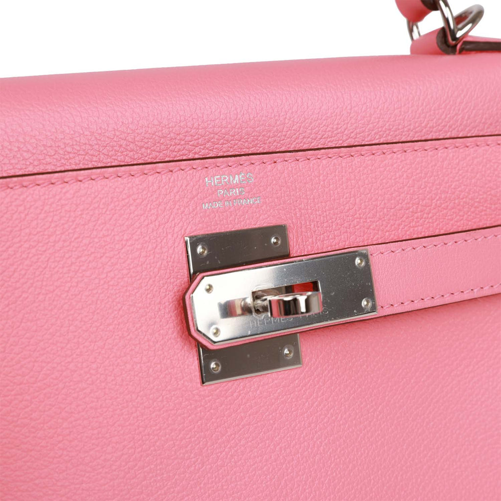 Rose D'Ete Verso Evercolor Palladium Hardware Handbag M7211
