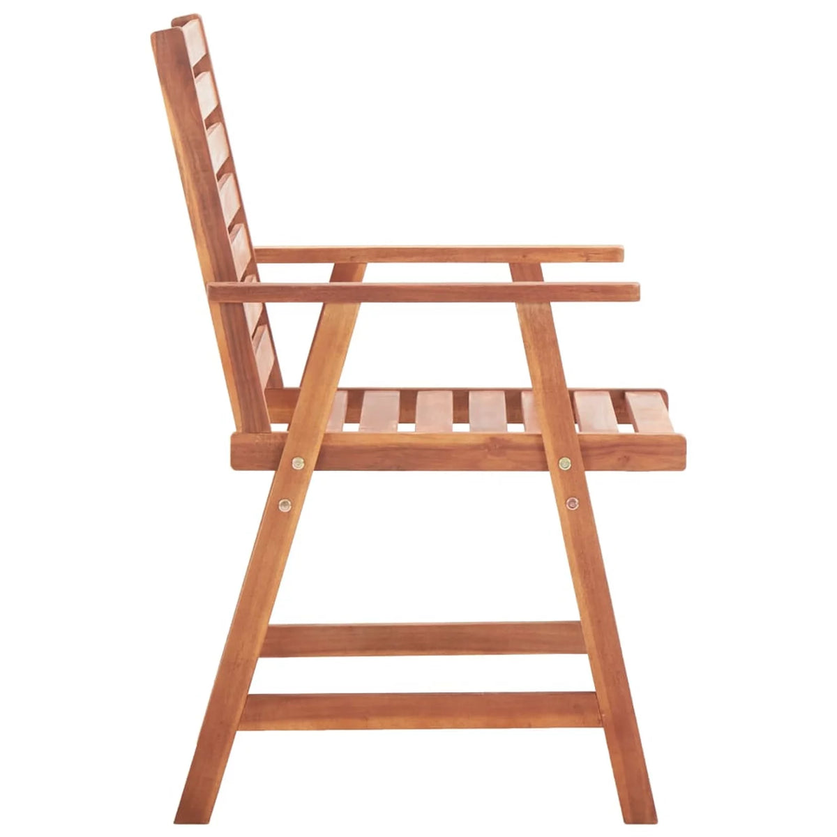 3 pcs Solid Acacia Wood Patio Dining Chairs P69122
