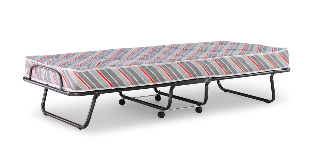 Folding Rollaway Guest Bed with Innerspring Mattress J4301