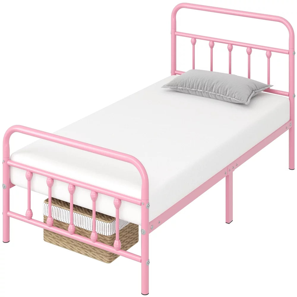 Queen Metal Bed Frame with Headboard & Footboard S21627