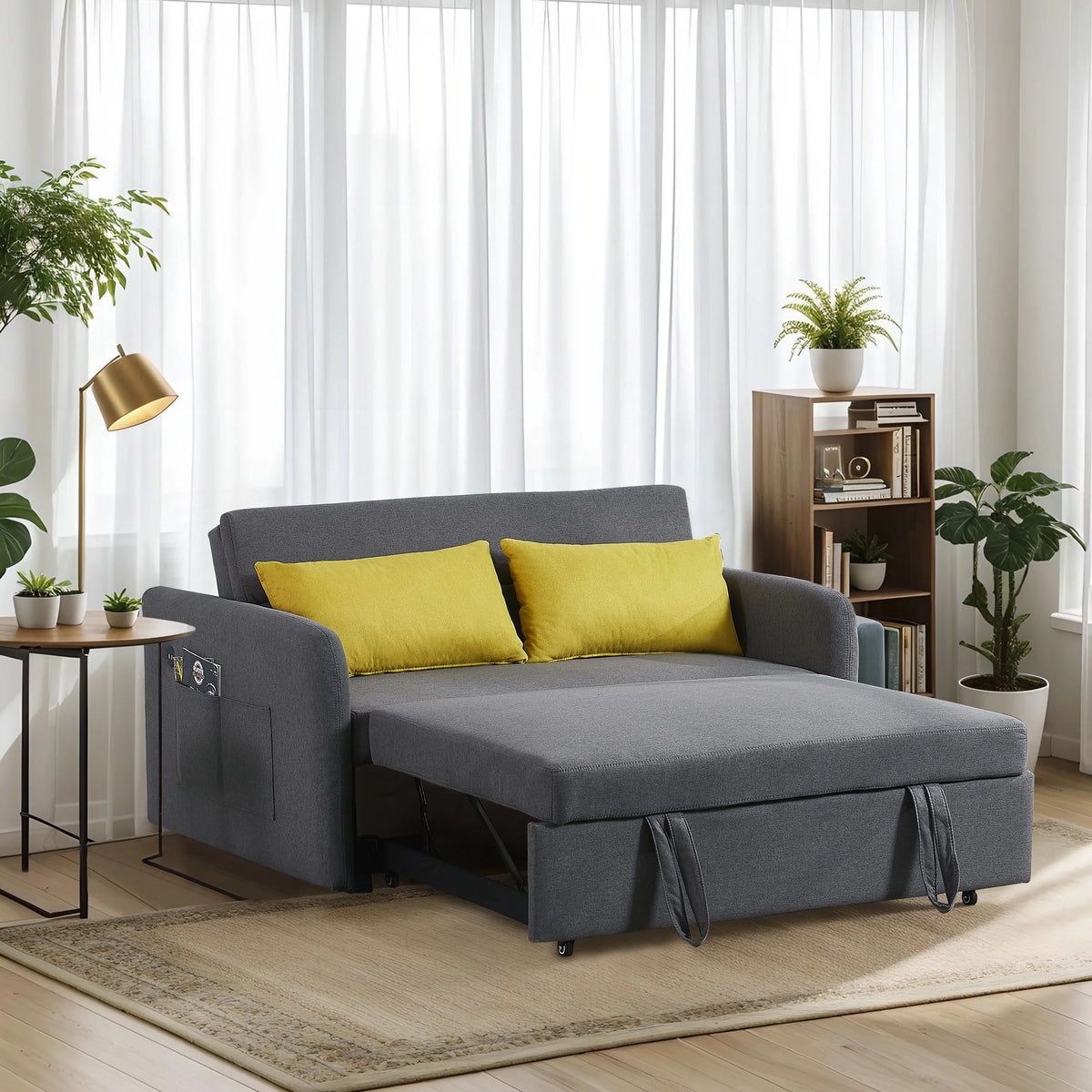 Convertible Sofa Bed with Pull Out Sofa Bed T980