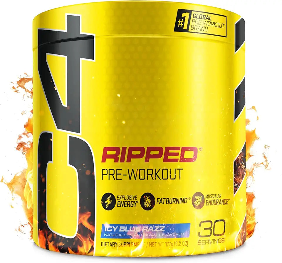 Sugar Free Pre Workout Powder 150mg Caffeine 30 Servings J2616