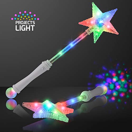 Light Up White LED Wand F50613