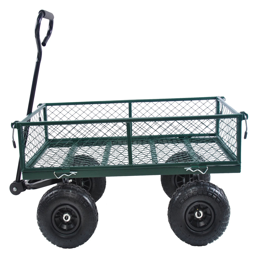 Heavy-Duty Wagon Cart Garden Cart 550lb Capacity Y31821
