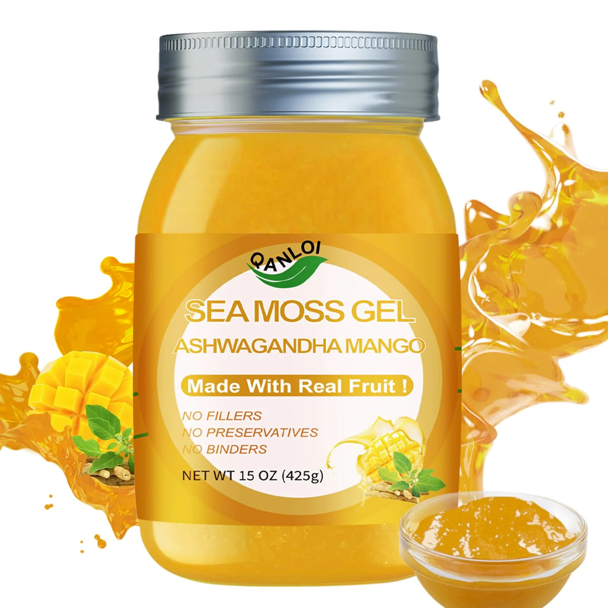 Organic Sea Moss Gel Supplement 15 oz R659518