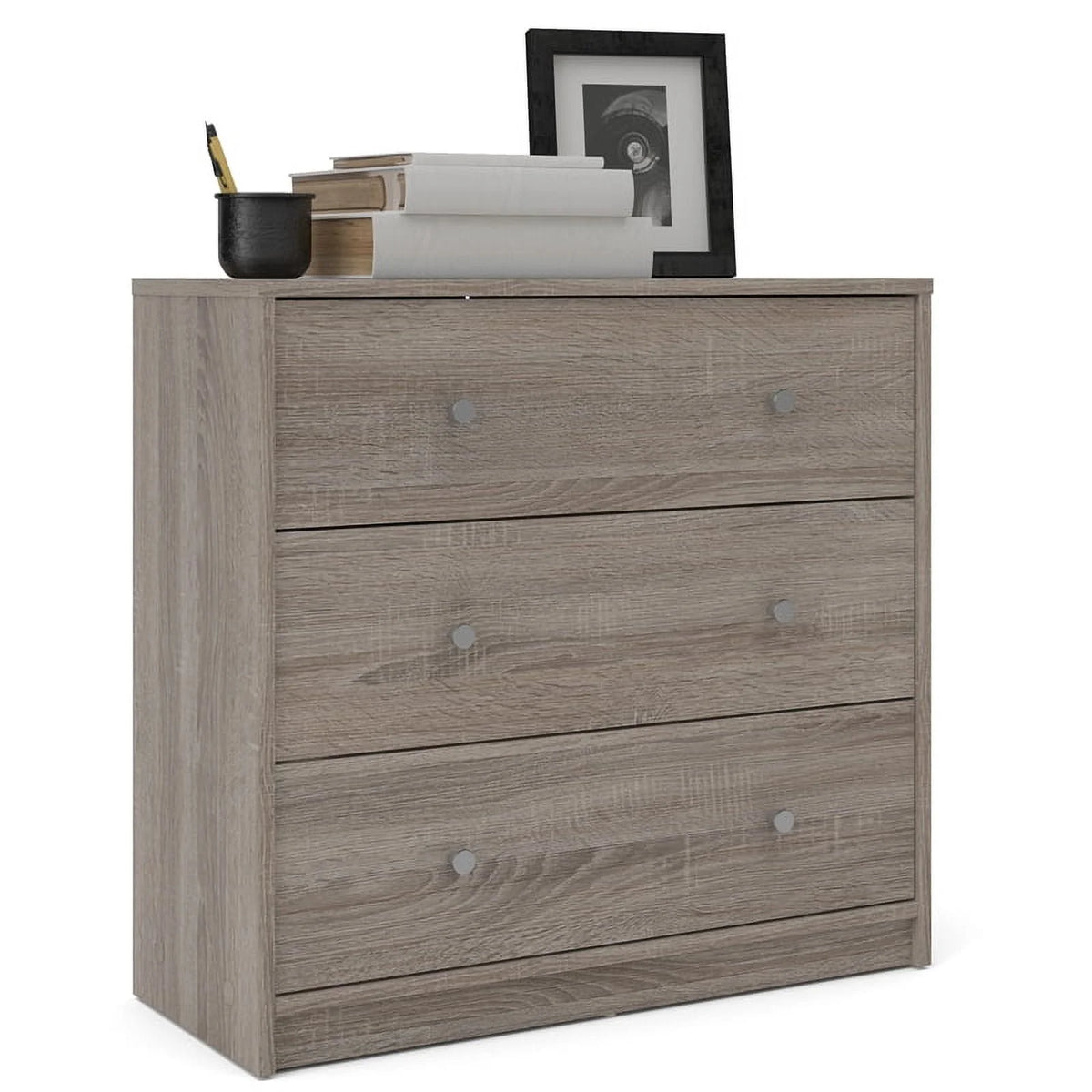 White 3 Drawer Dresser V52138