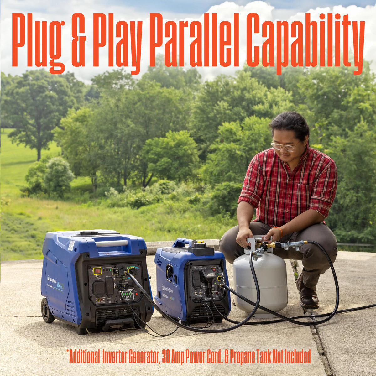 2550 Peak Watt Dual Fuel Portable Inverter Generator H5350