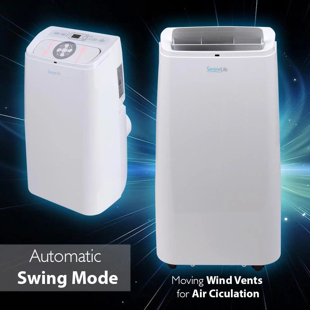 Portable Air Conditioner with Built-in Dehumidifier and Fan Modes, 12,000 BTU N1249