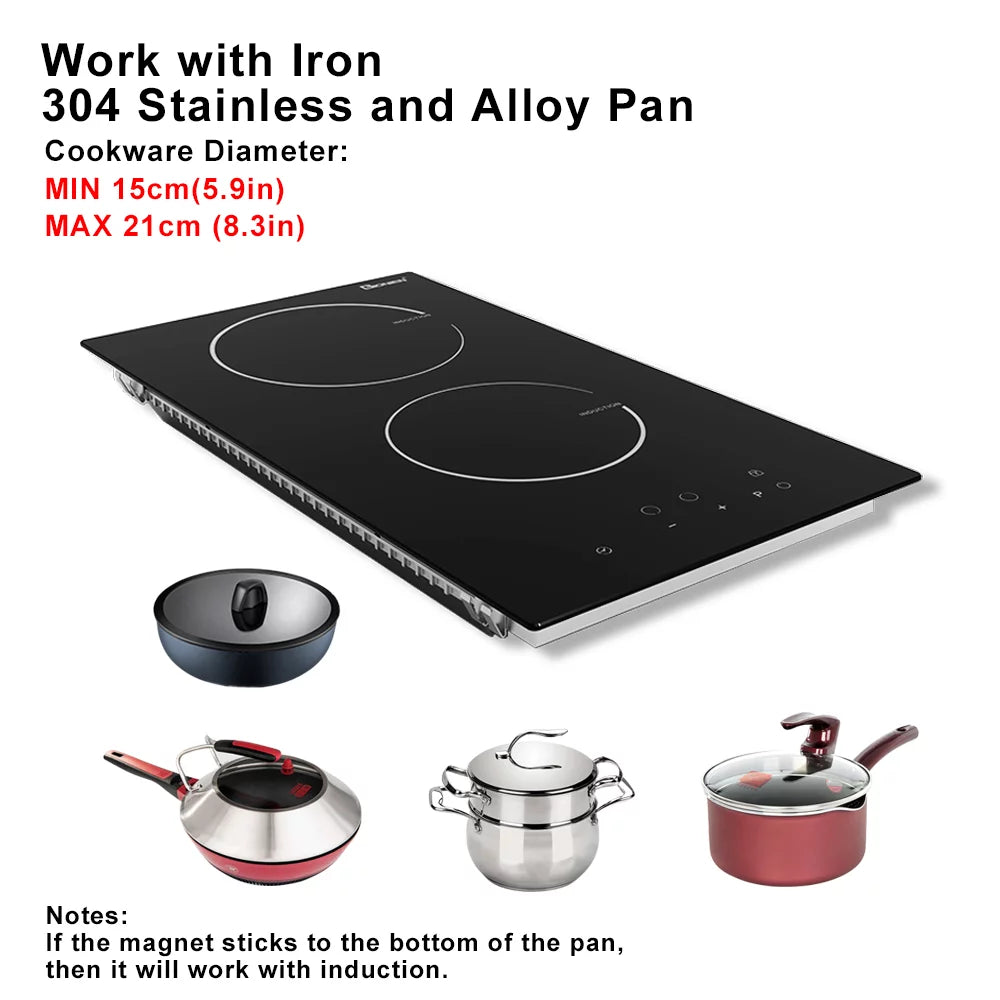 2 Burner Electric Cooktop I854