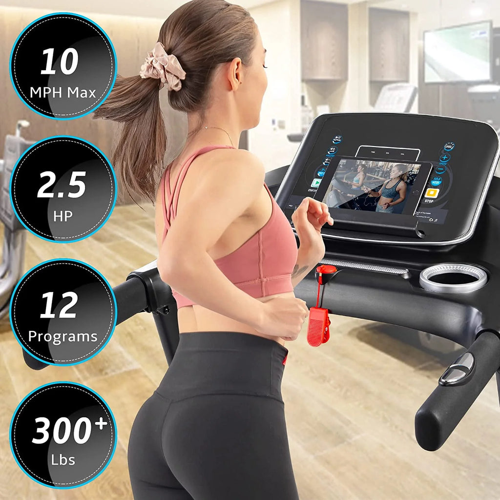 Folding 2.5HP Electric Treadmill with Incline N153255