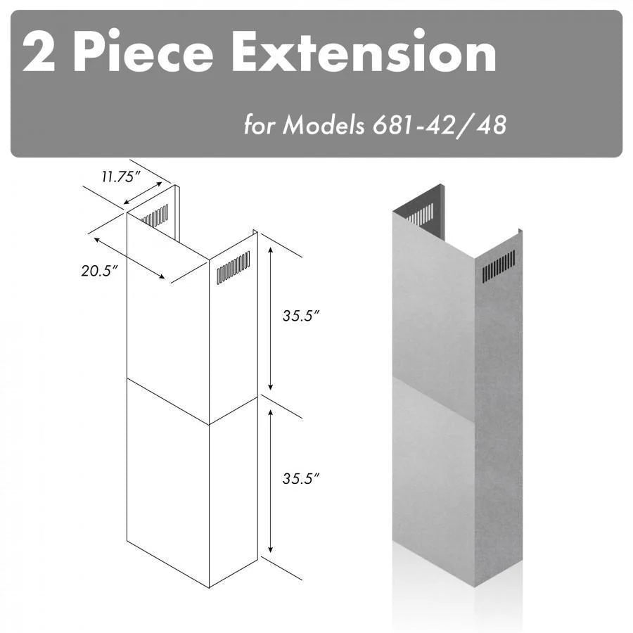 71 in. Chimney Extension E5414