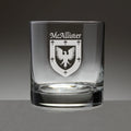 Set of 4 Etched Tumbler Glasses X8185