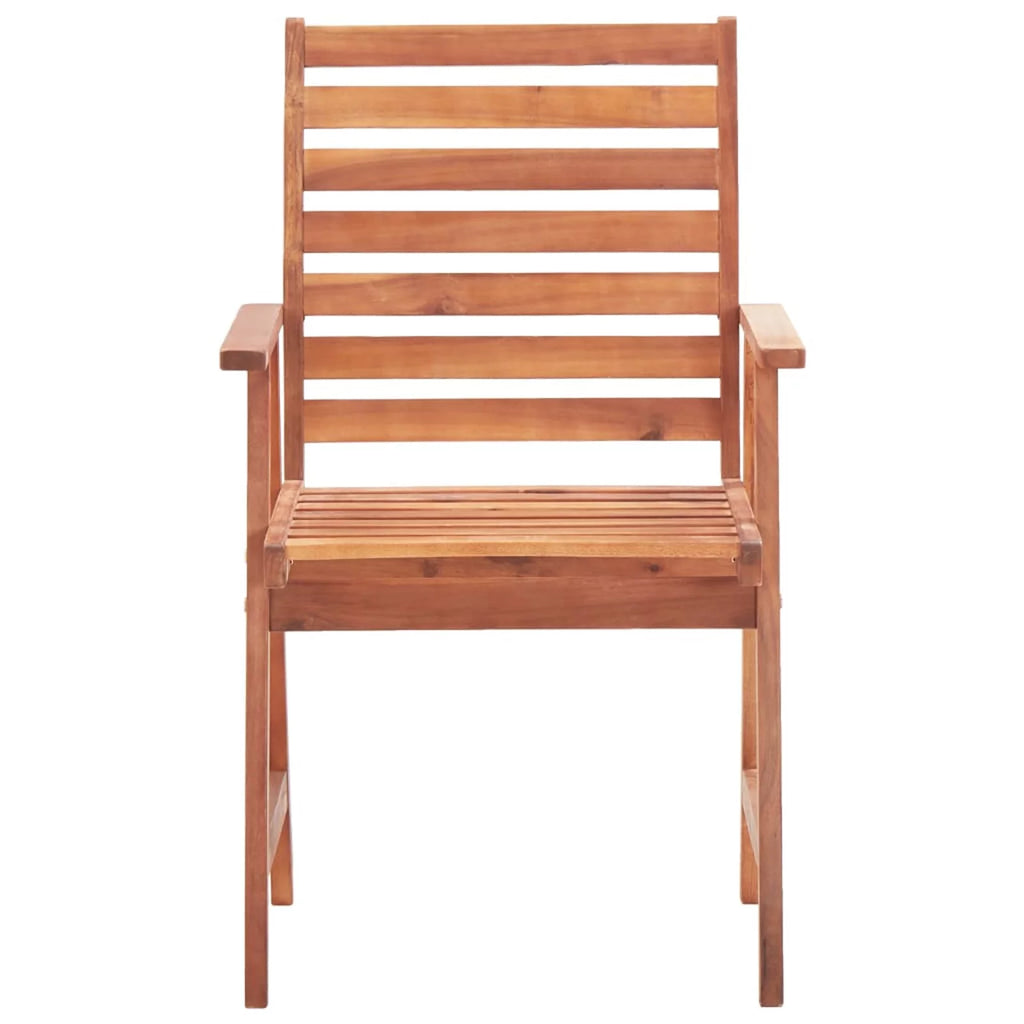 3 pcs Solid Acacia Wood Patio Dining Chairs P69122