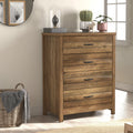 Gray & Oak 4-Drawer Dresser Z13309