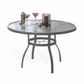 Captured Glass Dining Table 60 in Round S226
