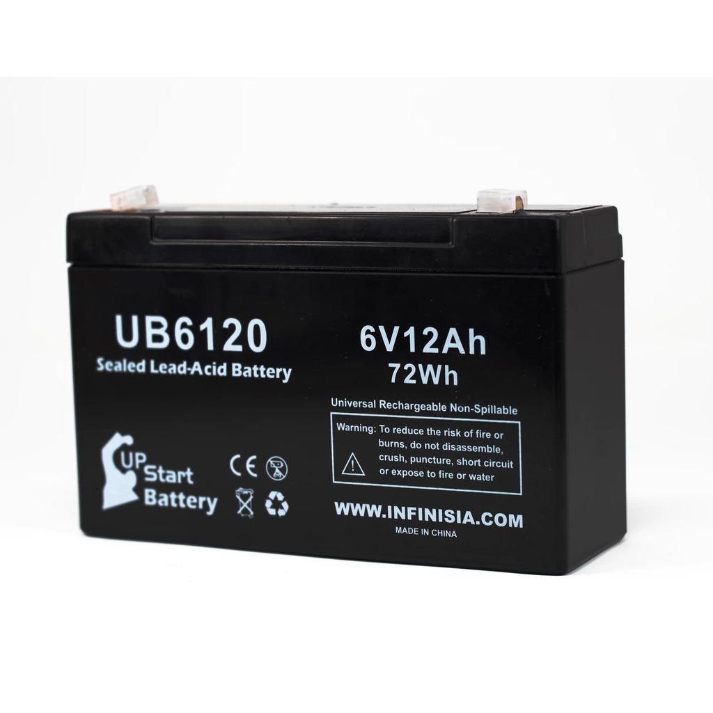 4x Pack 6V 12Ah Sealed Lead Acid Battery R5255