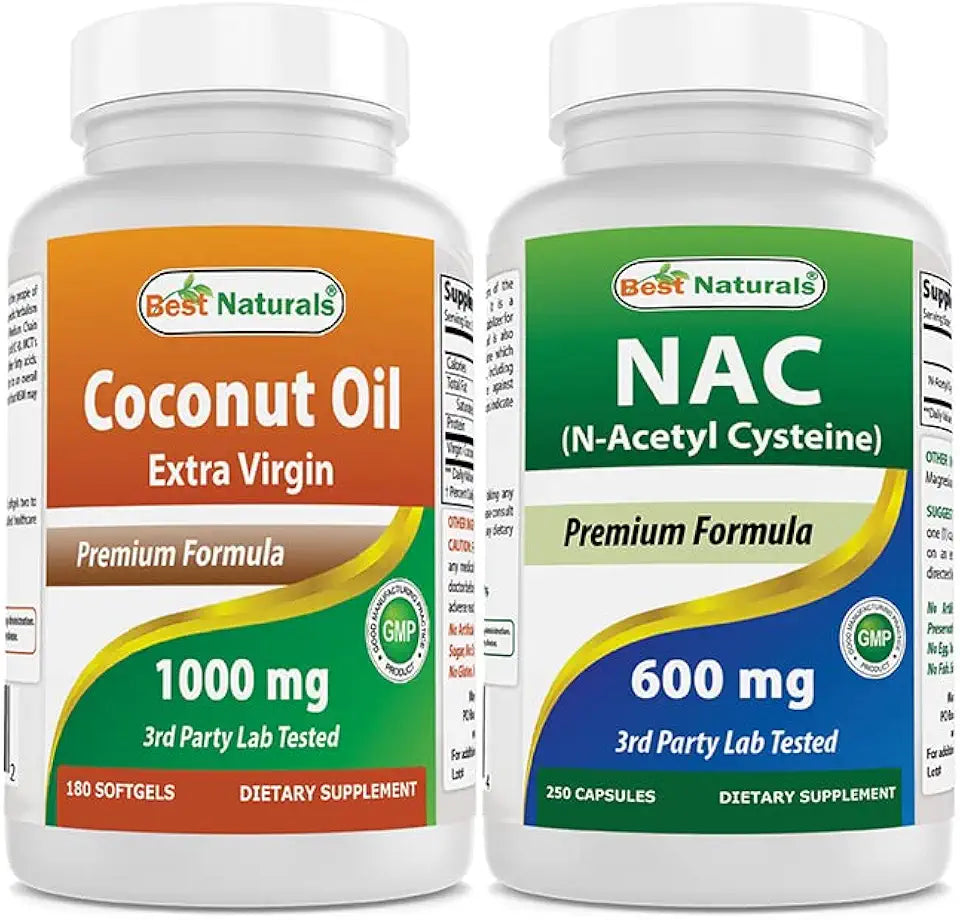 Coconut Oil 1000 mg & NAC 600 mg I54980