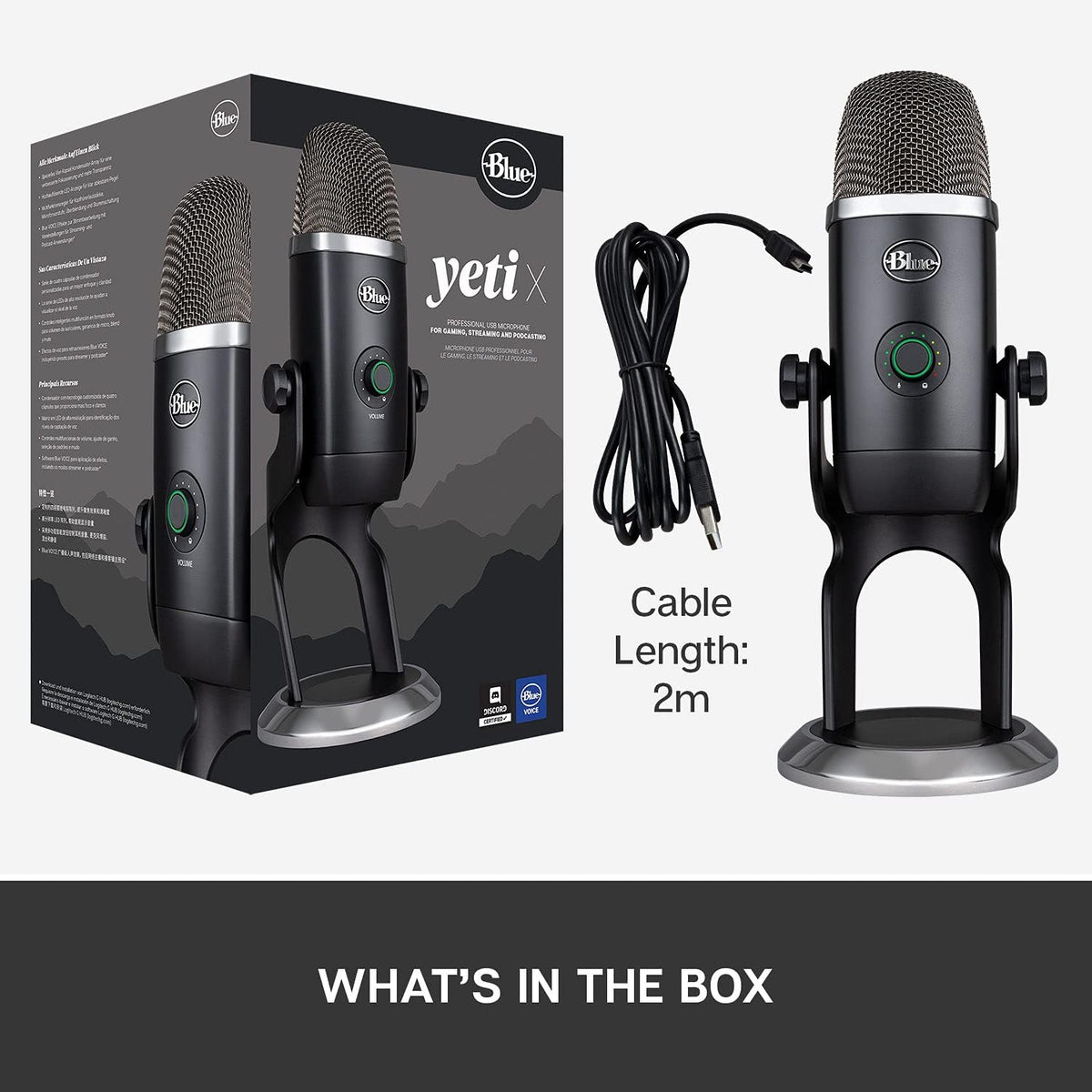 Condenser USB Microphone with LED Lighting A977400