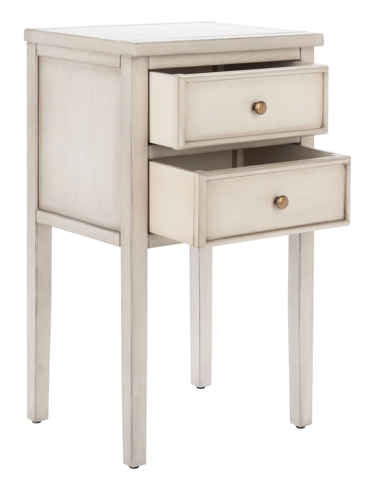 White 2 Drawer Nightstand N459885
