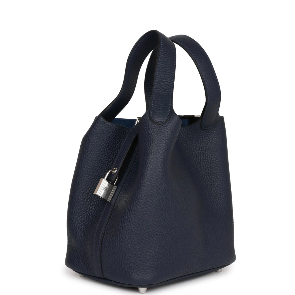 Bleu Nuit Clemence 18 Picotin Lock N701822