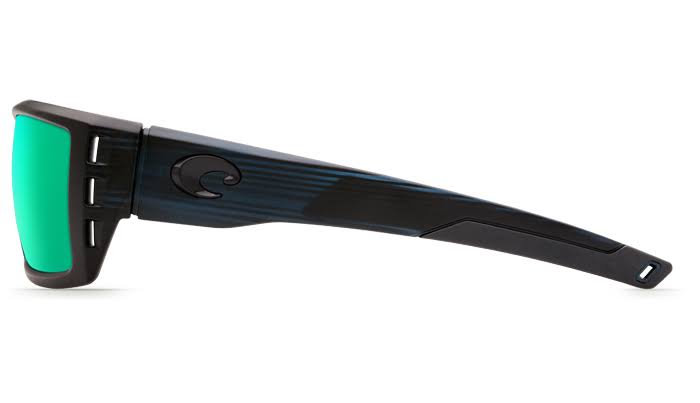 Matte Black Teak Green Sunglasses B32952