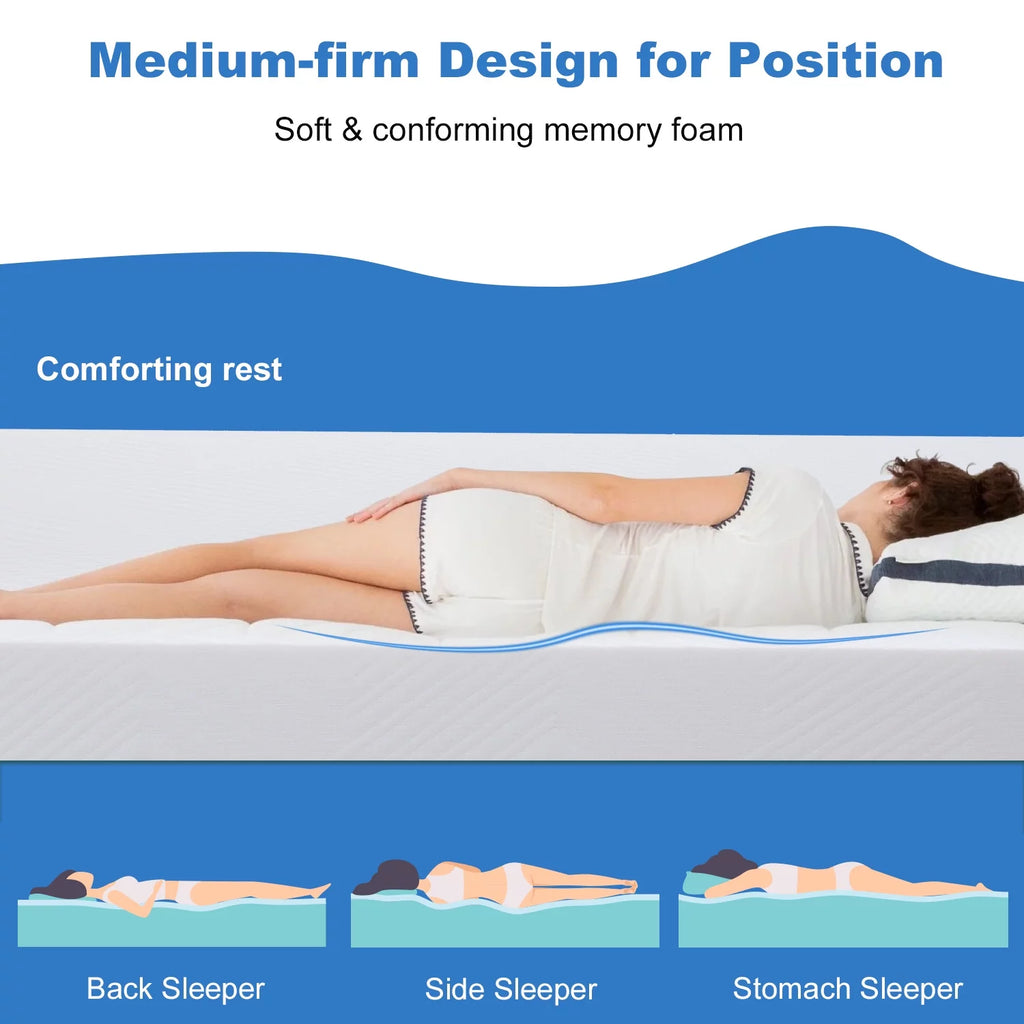 10" Gel Memory Foam RV Mattress Q136591
