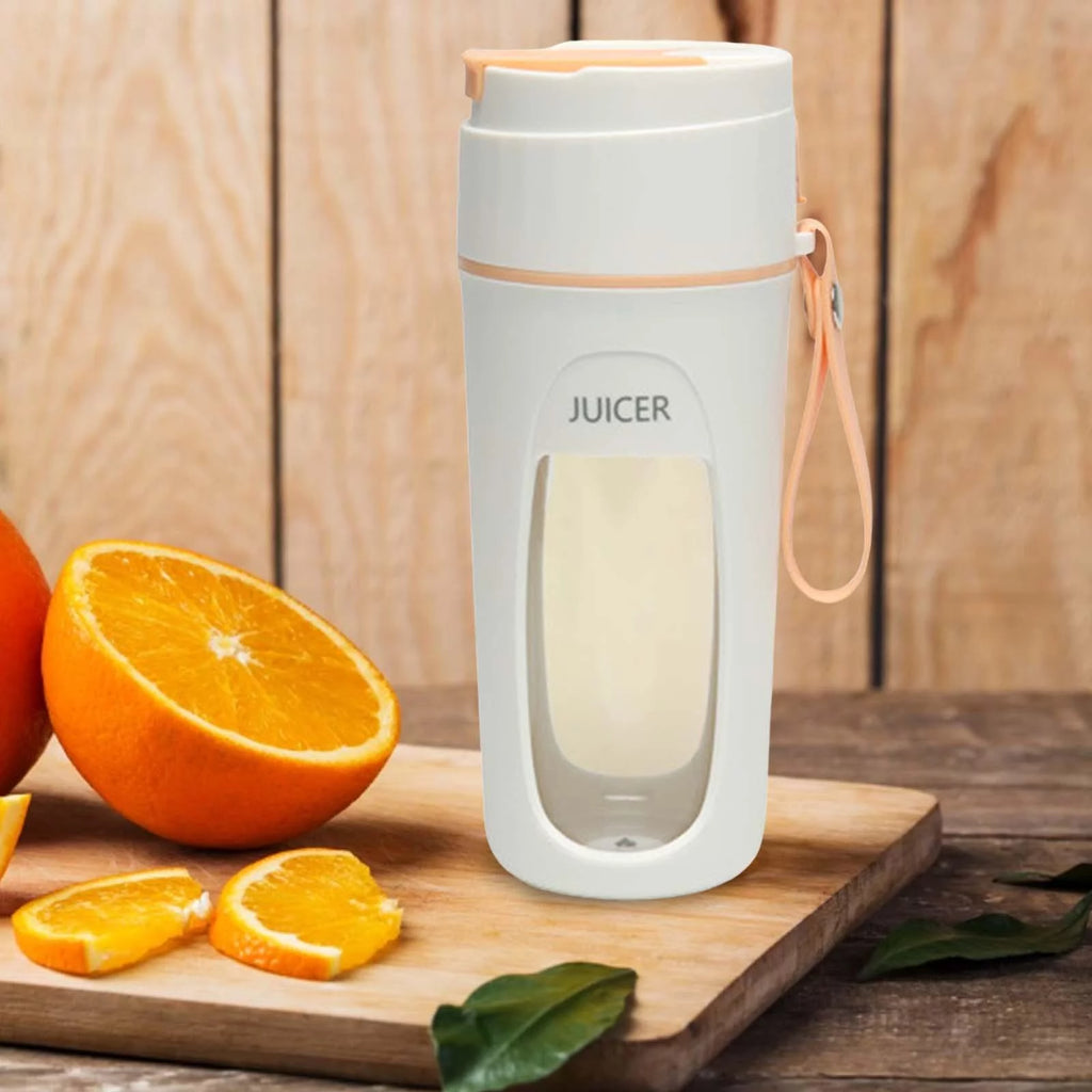 Orange 340ml Rechargeable Electric Juicer Cup Q4676