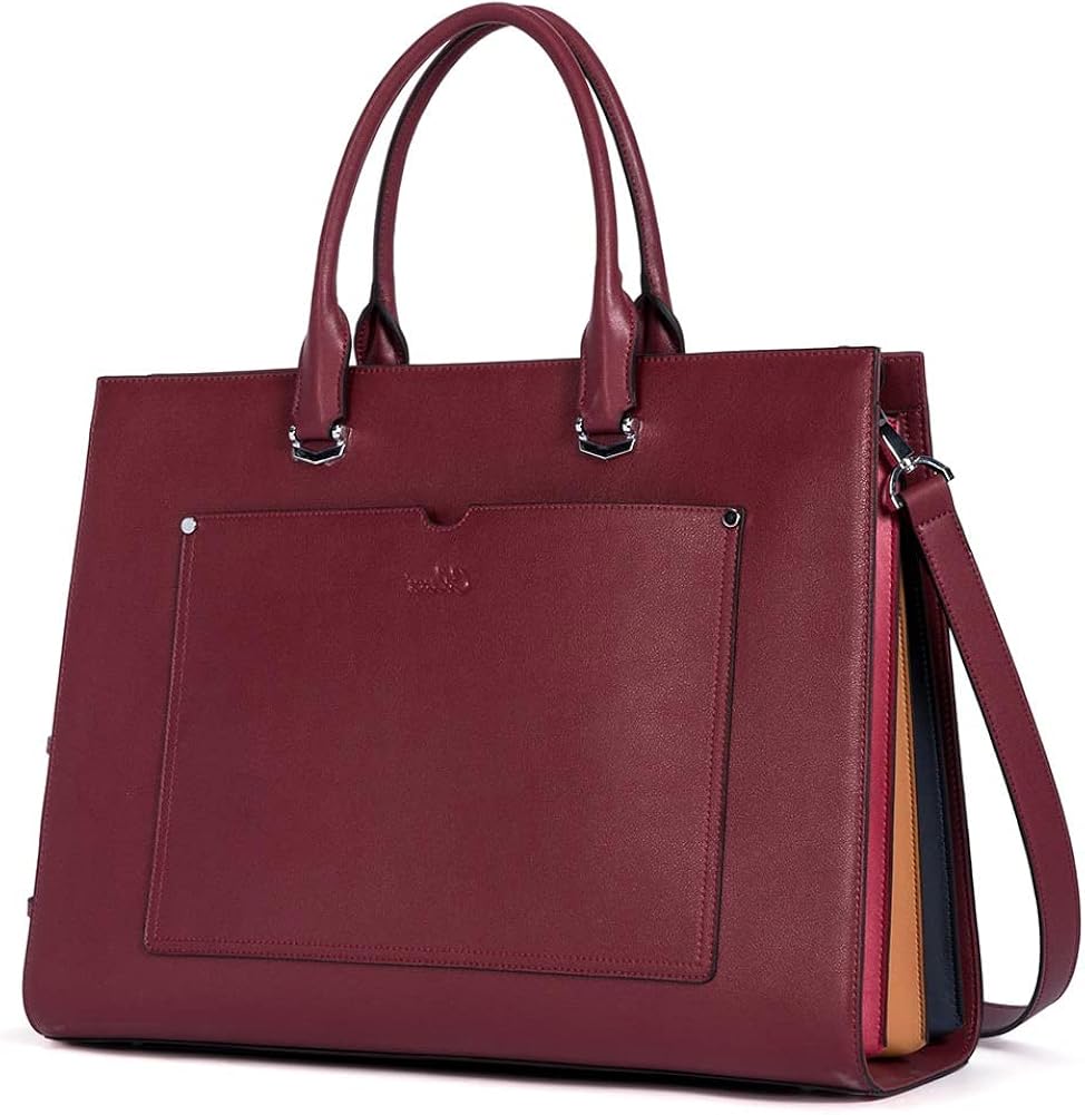 Leather 15.6 Inch Laptop Shoulder Bag X7242