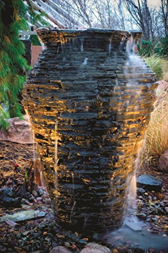 Medium Stacked Slate Urn Water Fountain Kit U922971