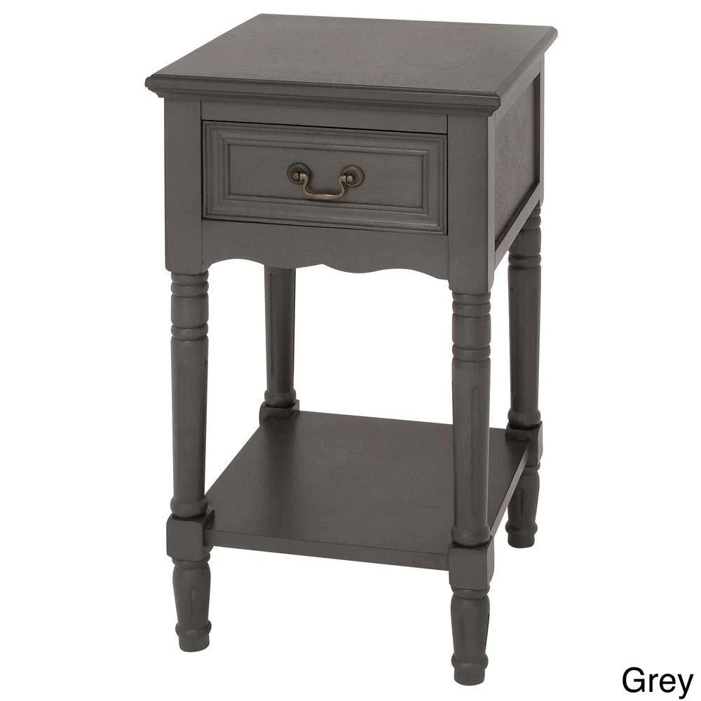 Antiqued Solid Wood Night Stand Y16937