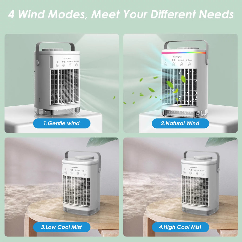 Portable 3-IN-1 Evaporative Air Cooler 700ML K50316