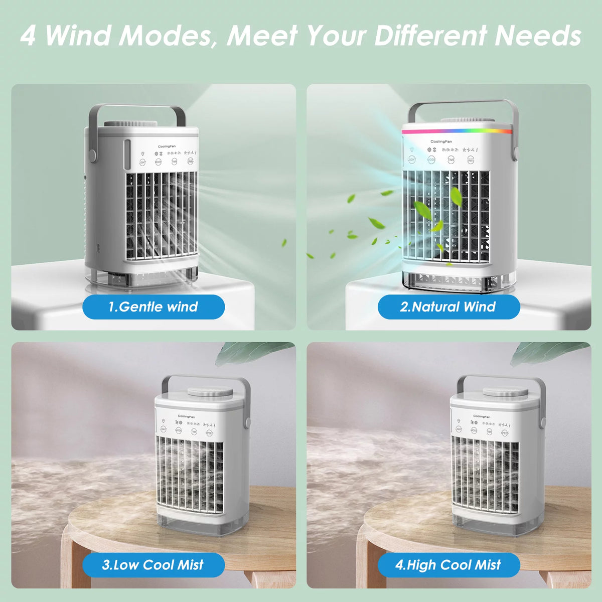 Portable 3-IN-1 Evaporative Air Cooler 700ML K50316