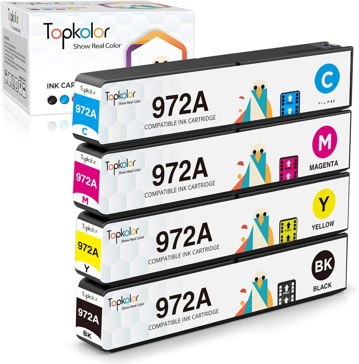 Compatible Ink Cartridges Replacement 4-Pack Y110