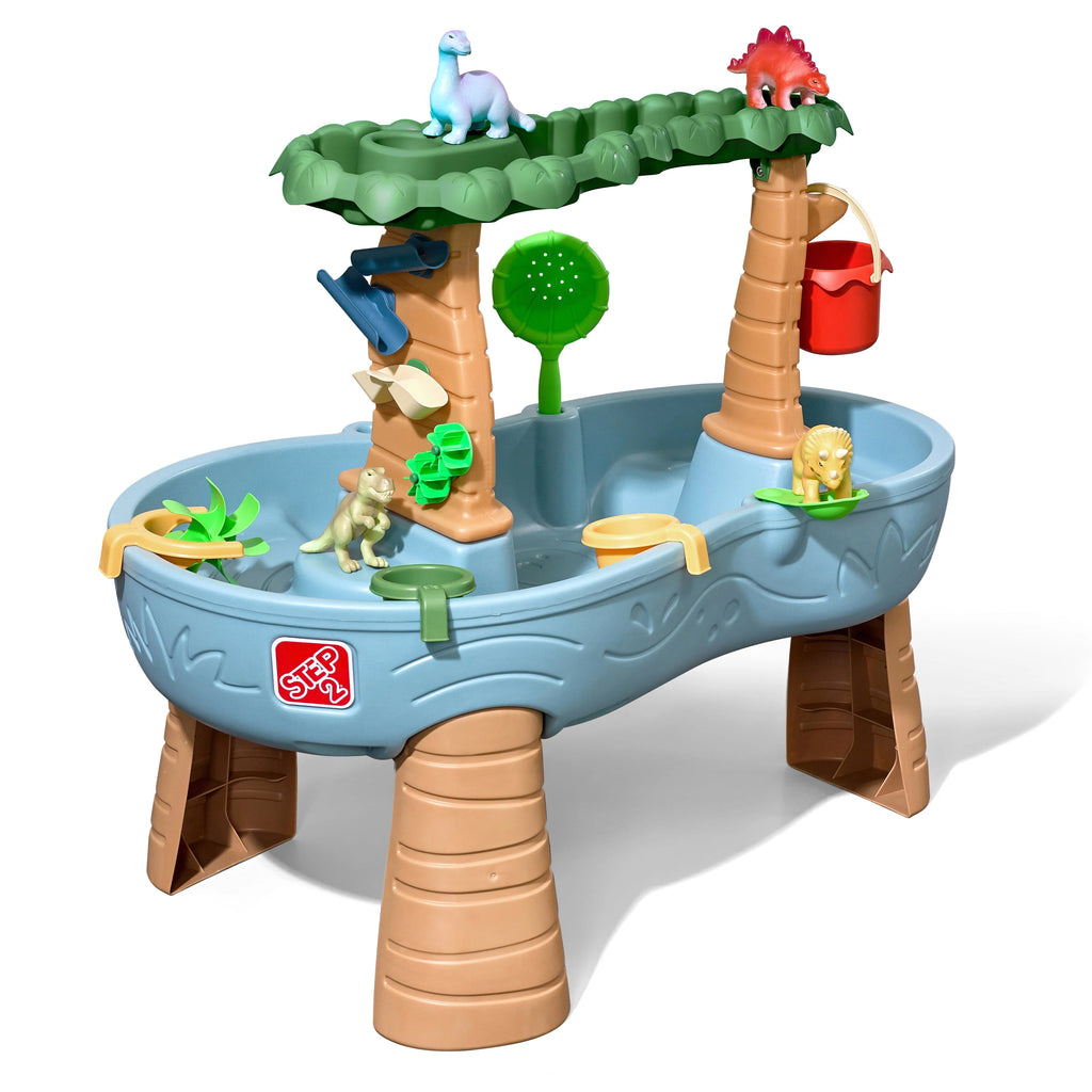 Gray Plastic Water Table with 13-piece Playset F8832