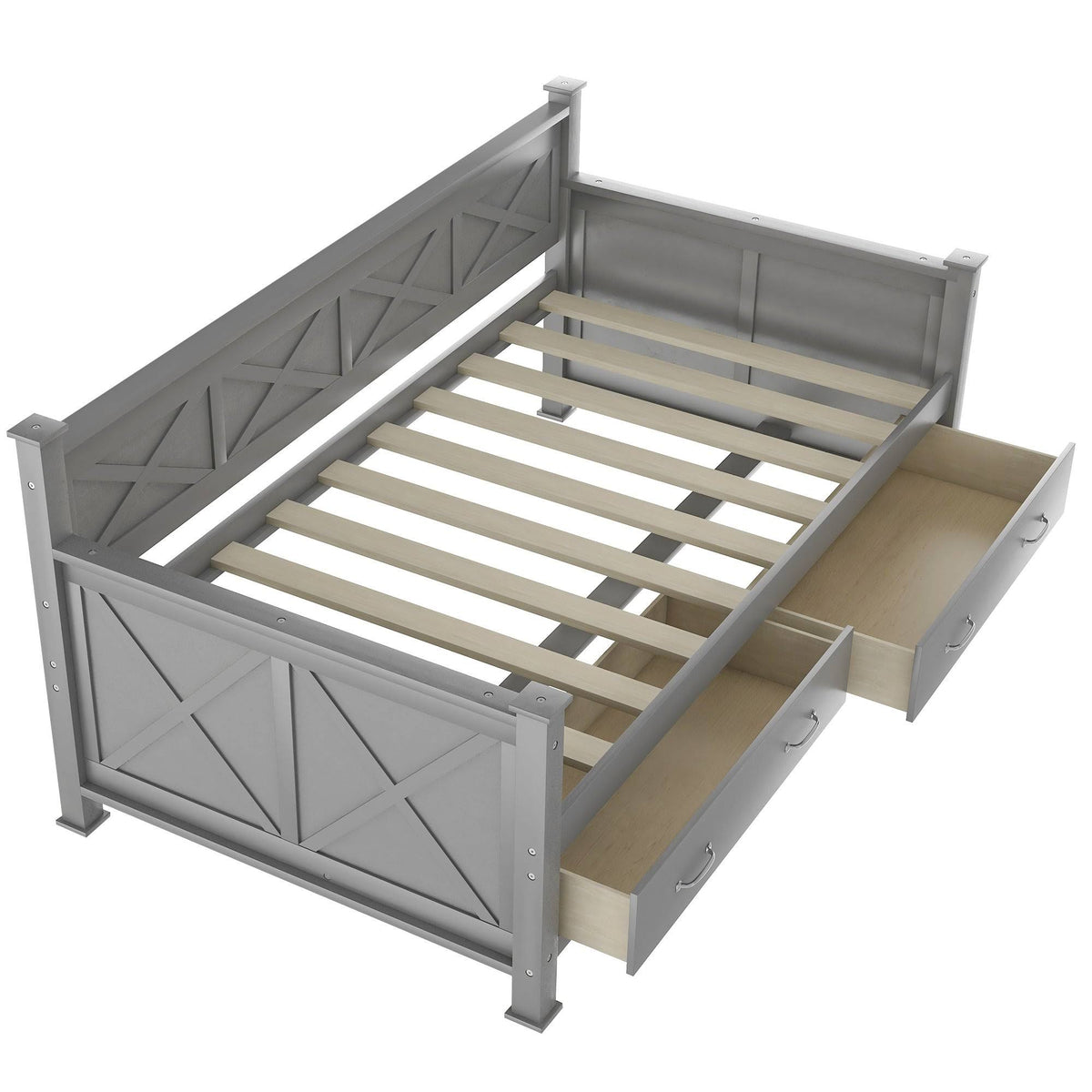 Twin Size Daybed with 2 Drawers E10745