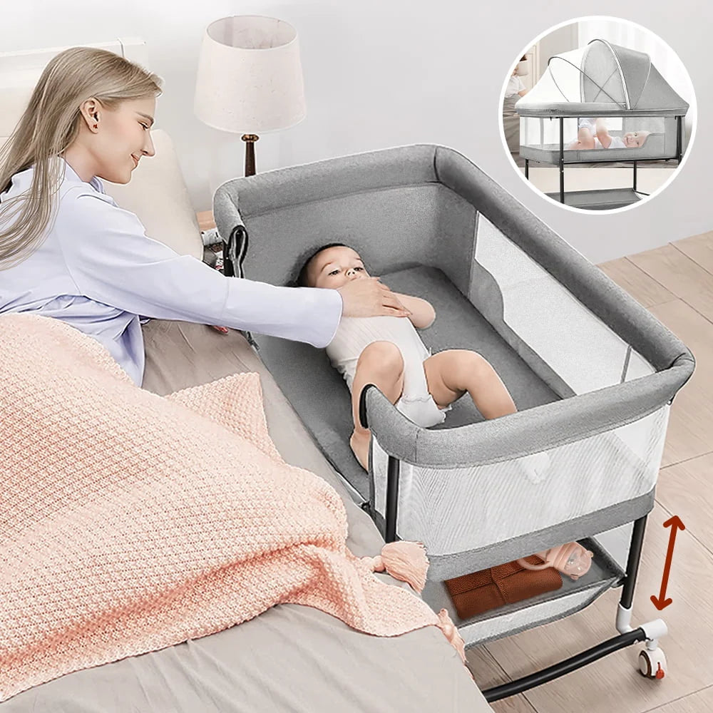 Portable 4 in 1 Baby Bassinet with Mattress & Diaper Pad Z199631