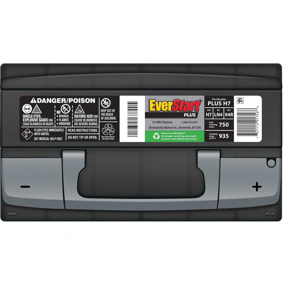 Lead Acid Automotive Battery Group Size H7 12 Volt 750 CCA V69633