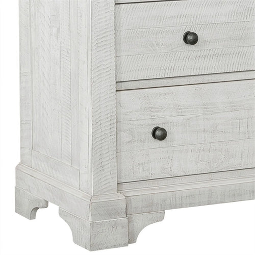 10 Drawer Wood Dresser White H87449