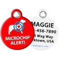Microchip Alert Personalized Dog & Cat ID Tag E527398